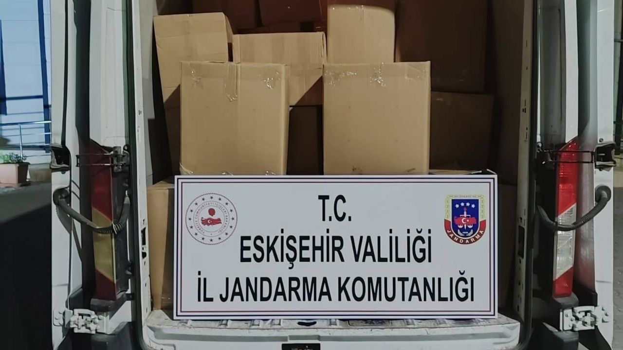 Eskişehir'de 1 ton 125 kilogram kaçak tütün ele geçirildi