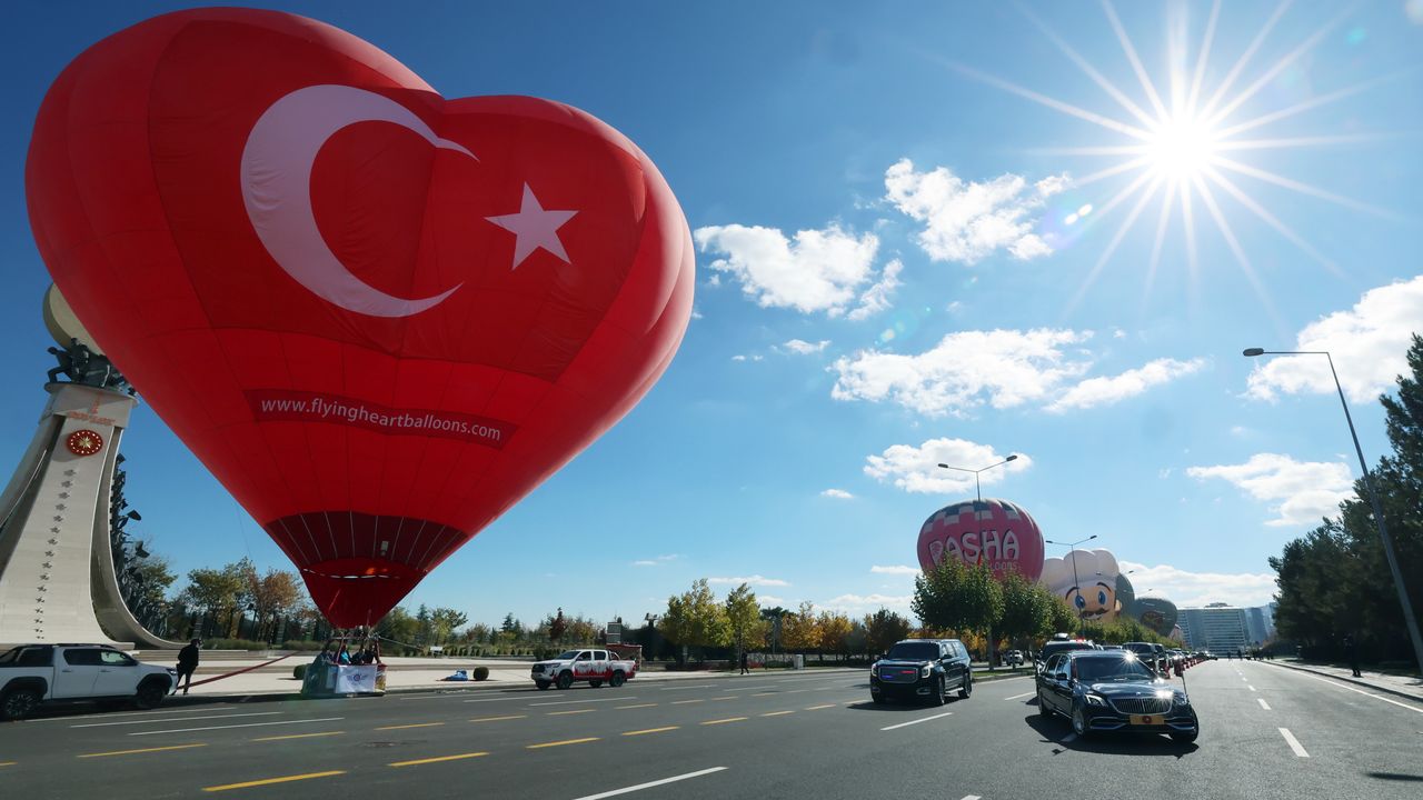Cumhurbaşkanlığı Külliyesi'nde sıcak hava balonu etkinliği gerçekleştirilecek