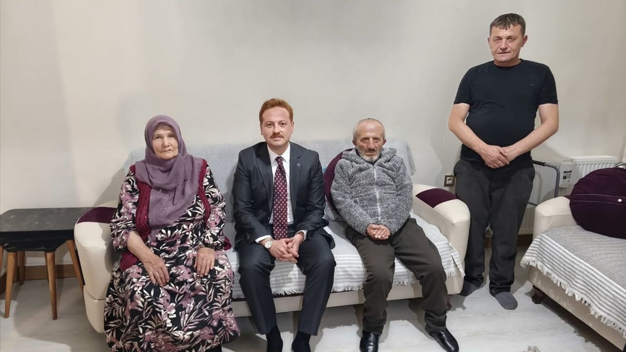 Kaymakam İnce'den ilk görev gününde şehit ailesine ziyaret