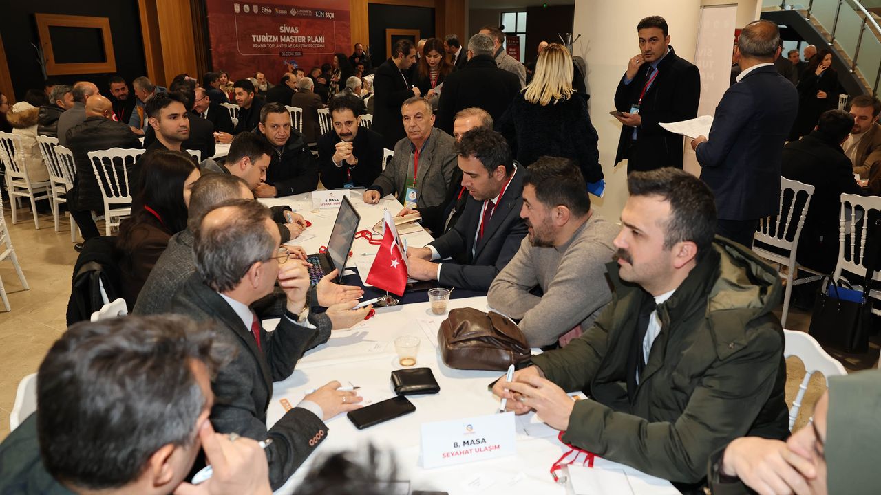 Sivas'ta 'Turizm Master Planı Çalıştayı' düzenlendi