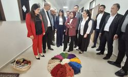 AK Parti Ankara Milletvekili Asuman Erdoğan, HEM sergisini gezdi