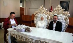 Çankırı Belediyesinin nikah dairesinde "05.05.2025" yoğunluğu yaşandı