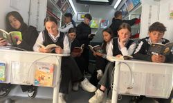 Çankırı'daki Gezici Kütüphane, Çerkeşli öğrencilerle buluştu