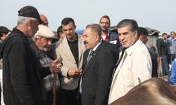 CHP Sivas İl Başkanı Doğan, hayvan pazarını ziyaret etti