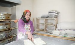 Çubuk'ta Kurban Bayramı için baklava mesaisi başladı