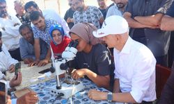 Karaman Valisi Çiçekli, üreticileri ziyaret etti