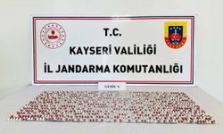 Kayseri'de, 1008 sentetik uyuşturucu hap ele geçirildi