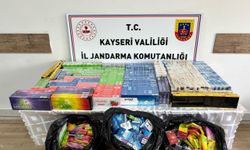 Kayseri'de 3 bin paket kaçak sigara ele geçirildi