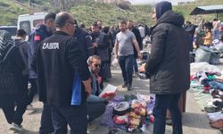 Kayseri'de bitpazarında tüketime uygun olmayan gıdalar toplanarak imha edildi