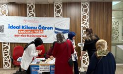 Kırıkkale'de sağlıklı yaşam için boy ve kilolar ölçülüyor