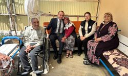 Korgun Kaymakamı Gür, engelli vatandaşı ziyaret etti