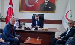 MHP İlçe Başkanı Orhan’dan başhekim Başkaya’ya ziyaret