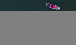 Mogan Gölü'nde Sup Board eğitimi yapıldı