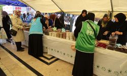 Nevşehir'de Filistin'e destek kermesi açıldı