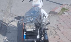 Nevşehir'de motosikletinin plakasını maske ile kapatan sürücüye para cezası