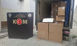 Niğde'de 1 milyon 50 bin dolu makaron ele geçirildi