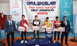 Okul Sporları Yıldızlar Bilek Güreşi Grup Müsabakaları, Konya'da başladı