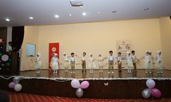 Orta'da 4-6 Yaş Kur'an kursu öğrencileri yıl sonu etkinliği düzenledi