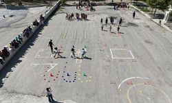 Çocukların spor yetenekleri oyunlarla keşfediliyor