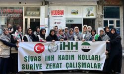 İHH İnsani Yardım Derneği Sivas Şubesi Kadın Kolları Suriye'ye gidiyor