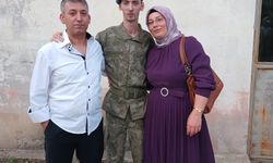 Konya'da asker olmak isteyen engelli genç için temsili 'asker eğlencesi' düzenlendi