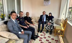 Korgun Kaymakamı Gürk'den Kıbrıs gazisi Sucu'ya ziyaret