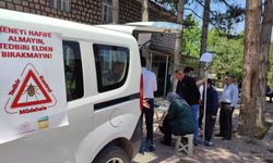 Sarıoğlan'da sağlıklı yaşam için boy ve kilolar ölçülüyor