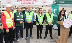 Sivas'ta '12. Yeşilay Bisiklet Turu' düzenlendi