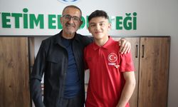 Türkiye şampiyonu güreşçi Sabaz, memleketi Niğde'de altınla ödüllendirildi