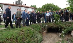 Yozgat Valisi Özkan doludan etkilenen köylerde incelemede bulundu