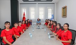 Başkan Özdoğan, HADAK sporcularını ağırladı