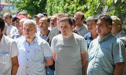 Eskişehir'de özel bir madende çalışan işçiler başkentte eylem yaptı