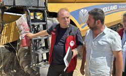 Kayseri'de devam eden hububat hasadında denetimler sürüyor