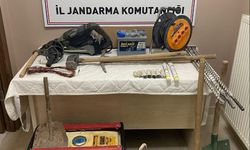 Kayseri'de kaçak kazı yapan 5 şüpheli suçüstü yakalandı