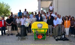 Kırşehir'de ceviz üreticilerine makine desteği
