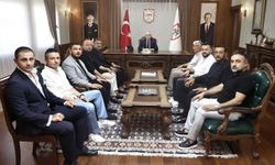 Sivasspor, yönetimi Vali Şimşek'i ziyaret etti