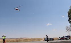 Yozgat'ta helikopter destekli trafik denetimi yapıldı