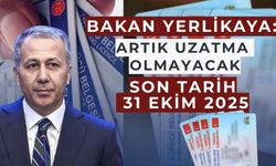 Sürücü belgelerini yenilemek için tarih uzatıldı