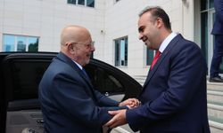 Bakan Kacır, Suriyeli mevkidaşı Muhammed Nidal Eş-Şaar ile görüştü