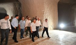 Başkan Büyükkılıç, kayadan oyma Kültüpe Müzesi'nde incelemelerde bulundu