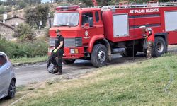 Beypazarı Karagöl Yaylası'nda yangına karşı itfaiye aracı hazır bekletiliyor