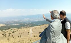 Beypazarı Kaymakamı Coşkun, Karlık Yangın Gözetleme Kulesi'ni inceledi