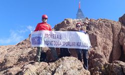 Erciyes'te sezonun ilk zirve tırmanışı yapıldı