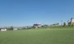 Konya'da hava ambulansı KOAH hastası için havalandı