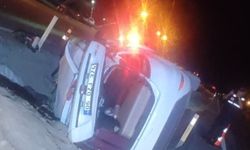 Nevşehir'de devrilen otomobildeki 5 kişi yaralandı