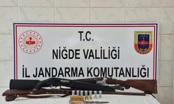 Niğde'de ruhsatsız silah operasyonunda 4 kişi yakalandı