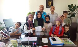Sivas'ta Kur'an kursu öğrencileri harçlıklarını Gazze'ye bağışladı