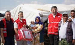 Türk Kızılay Polatlı Şubesi, mevsimlik tarım işçilerine çeşitli yardımlarda bulundu