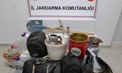 Yozgat'ta izinsiz kazı yapan 4 şüpheli suçüstü yakalandı