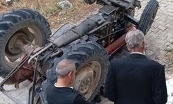 Ankara'da devrilen traktörün sürücüsü hayatını kaybetti